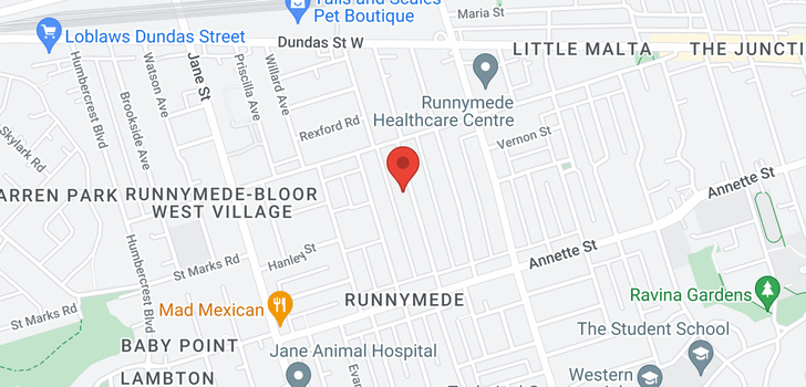 map of 618 DURIE Street